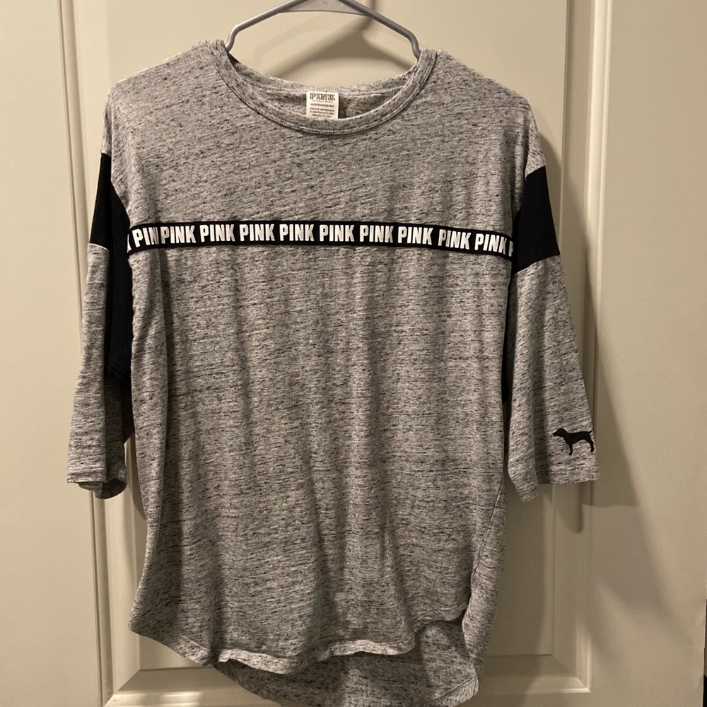 Victoria Secret gray and black tunic top
